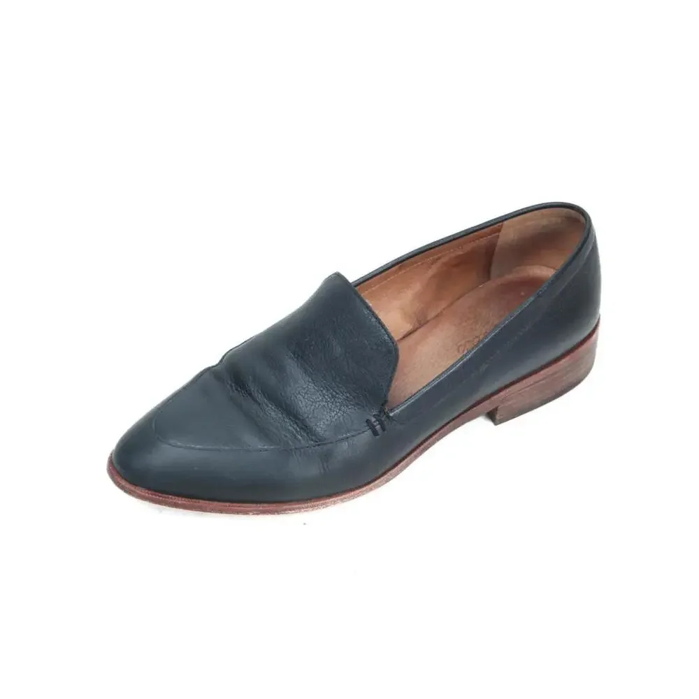 madewell frances loafers the Frances shoes black slip on women's 8